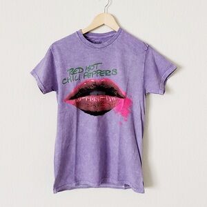 NEW Red Hot Chili Peppers Lips Graphic T-Shirt
